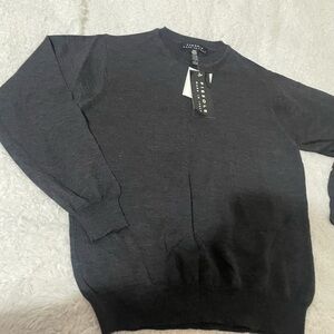Fiesole Wool Sweater in Dark Gray